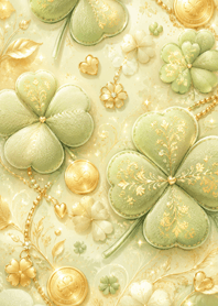Lucky Golden Clover 006