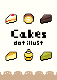 DOT ILLUST ケーキの着せかえ