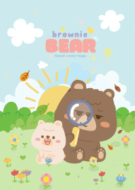 Brownie Bear Garden Cutie