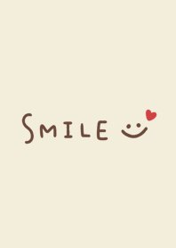 Smile :) Beige Red
