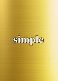 simple  gold.