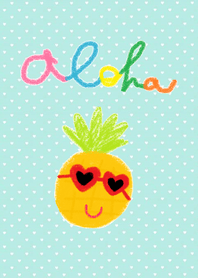 (Crayon xheart sunglasses pineapple )