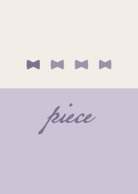 Lavender purple <Ribbon>