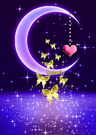 幸運を呼び込む八蝶*186 パープル