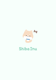 柴犬3 骨 [綠]