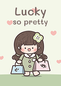 Lucky so pretty!