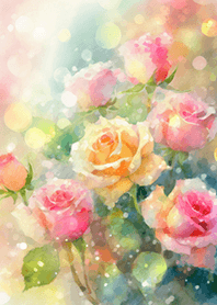 薔薇(バラ)の花の着せかえ(R2580)