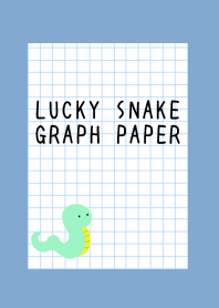 LUCKY SNAKE GRAPH PAPERj-DUSTY BLUE