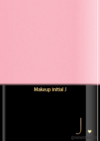 Makeup initial J