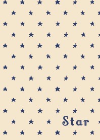 星 / Star (Navy)