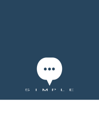 SIMPLE(white blue)V.1886b