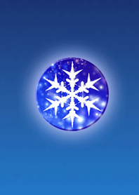 Winter button blue2