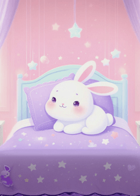 Cute White Bunny