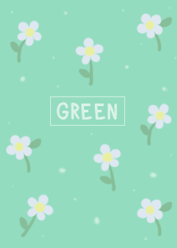 ดอกไม้สีเขียวพาสเทล