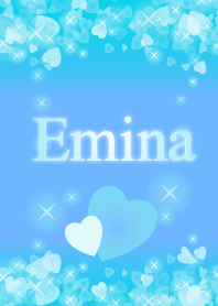 【えみな】運気UP!幸せのハート青ブルー