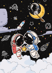 Couple Astronaut