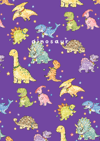 My beloved Dinosaurs03 purple