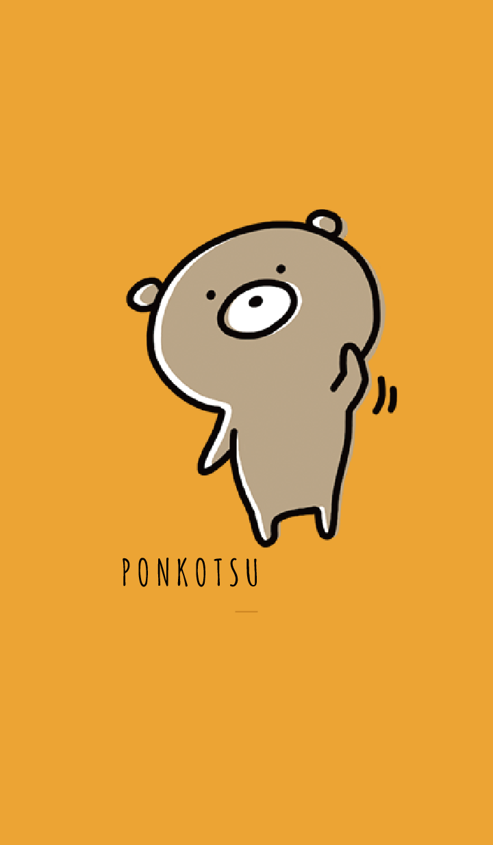 Orange : Bear PONKOTSU 3