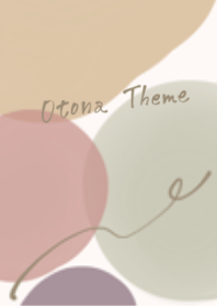 Adult cute fashionable theme