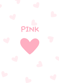 PINKハート 〜手描き文字