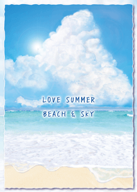 LOVE SUMMER BEACH & SKY*