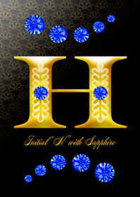 Initial"H" with SAPPHIRE