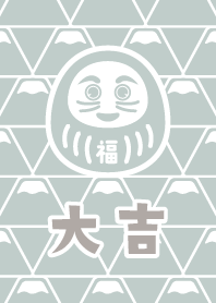 Mt. FUJI / Lucky DARUMA 2 / L Gray ver.