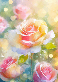 薔薇(バラ)の花の着せかえ(R1880)