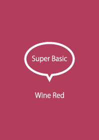Super Basic Wine Red