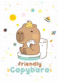 Capybara Friendly : Space