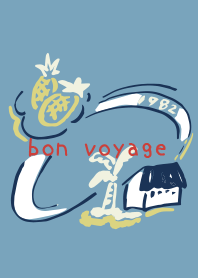 POU DOU DOU bon voyage blue