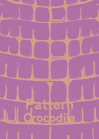 Pattern Crocodile Pale mobet