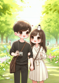 คู่รัก น่ารัก มินิมอล n.2