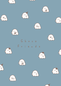 Ghost Friend Pattern(line)/bluebeigeBR