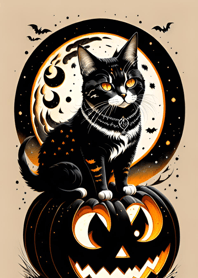 halloween cat b9C796