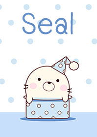 Seal In Blue