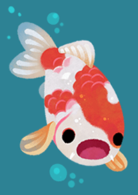Pretty koi pond