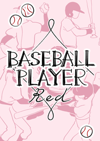 -BASEBALL PLAYER-red