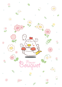 Chicken Garden Flower Delight