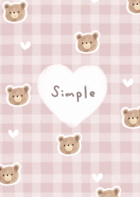 Cute cute simple bear15.