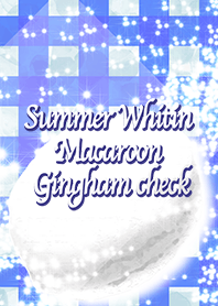 Summer Whitin Macaroon Gingham check