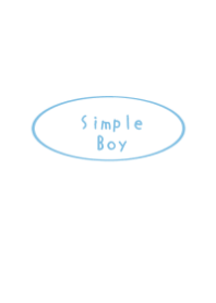 simple boy of pair theme
