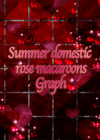 Summer domestic rose macaroons Graph