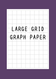 LARGE BLACK GRID GRAPH PAPER-DEEP PURj