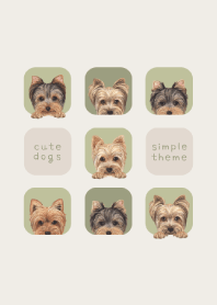 DOGS - Yorkie - LEAF GREEN