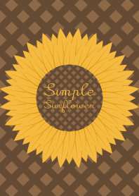Simple Sunflower (Brown)