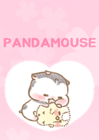 with cherry blossoms. Panda Mouse. 2