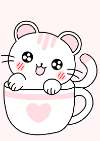 Gato de orelhas redondas  (Pink) - No.1