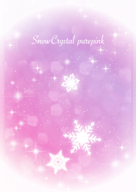 Snow Crystal purepink