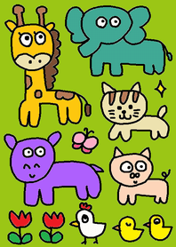 (Happy animal )